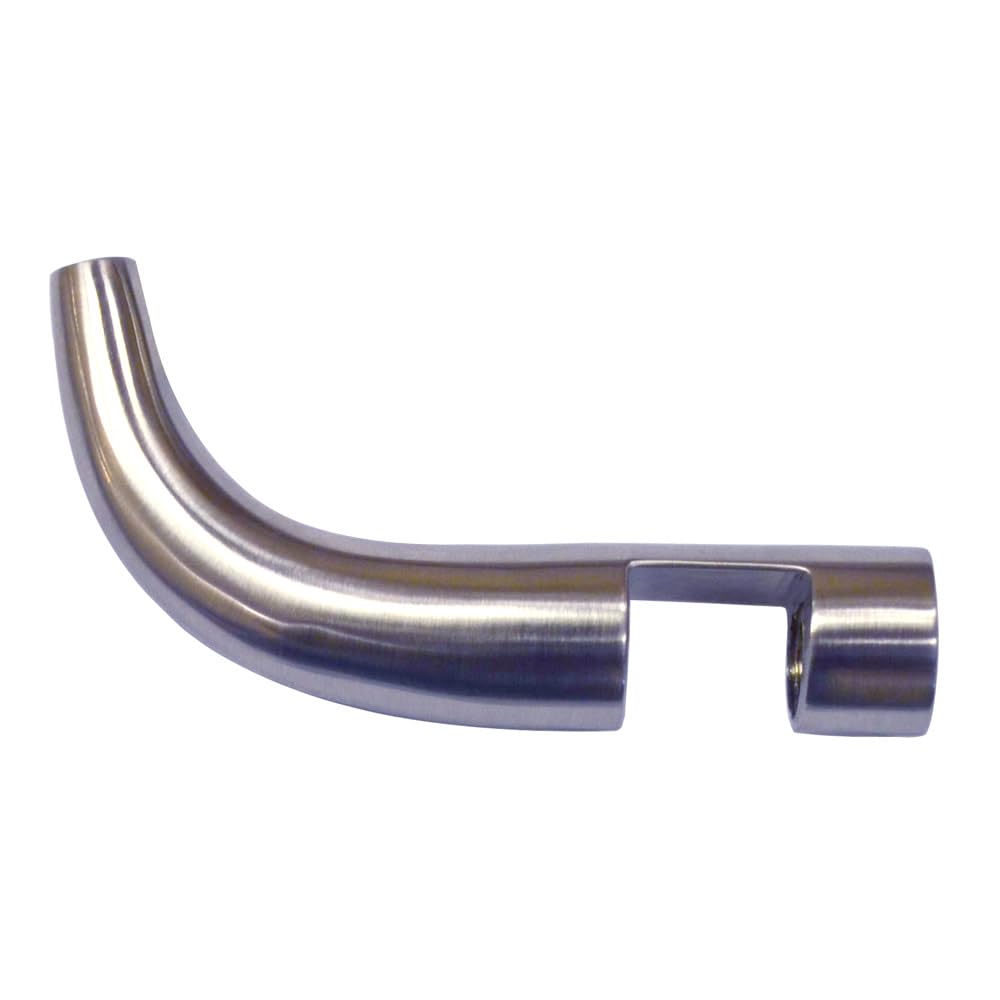 Slide on Adjustable Shower Door Robe/Towel Hook - Brushed Nickel