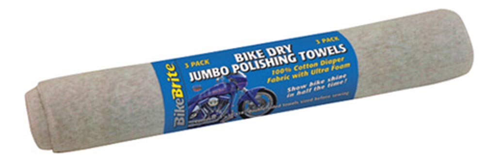 Bike Brite Bike Dry Jumbo Polishing Towels
