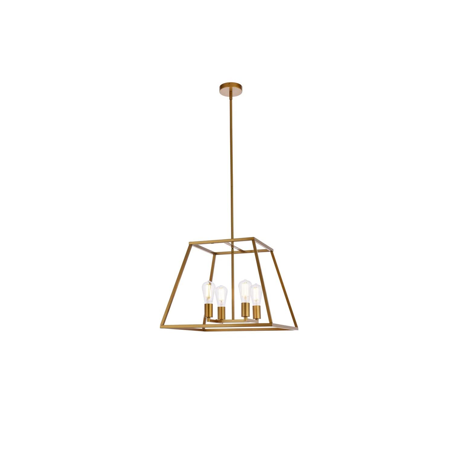 Declan 20 inch pendant in brass