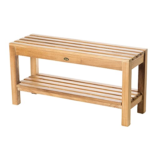 ARB Teak Coach Shower Bench 36 (90cm) with Removable Shelf