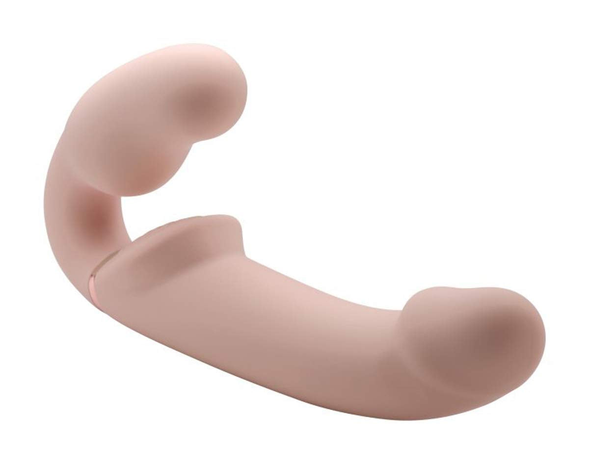 Strap U Inflatable Vibrating Silicone Ergo Fit Strapless Strap-On