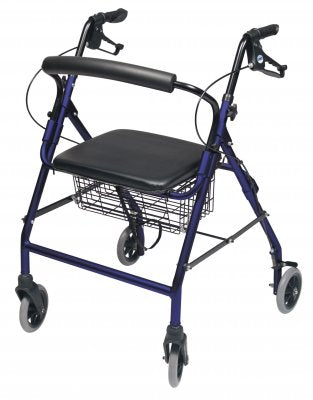 ROLLATOR ALUM WIDE ROYAL BLUE WALKABOUT WIDE