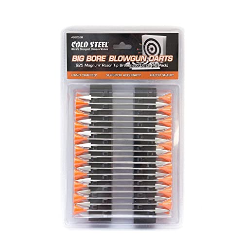 Cold Steel Razor Tip Broadhead Dart B625Br (40 Pack)