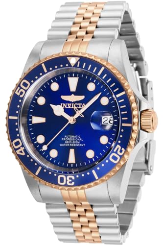 Invicta Mens 30098 Pro Diver Automatic 3 Hand Dark Blue Dial Watch
