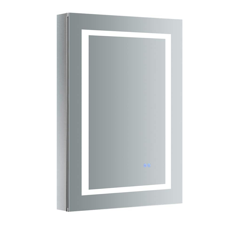 Fresca Spazio 24 Wide X 36 Tall Bathroom Medicine Cabinet W/Led Lighting & Defogger