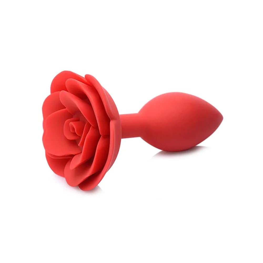 Master Series Booty Bloom Silicone Rose Anal Plug Small