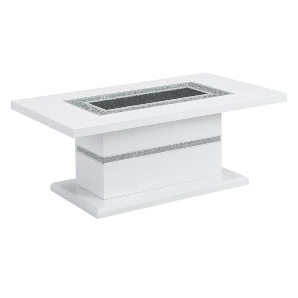 MONACO WHITE COFFEE TABLE