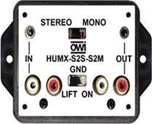 HUM ELIMINATOR WITH STEREO TO MONO CONVERTER
