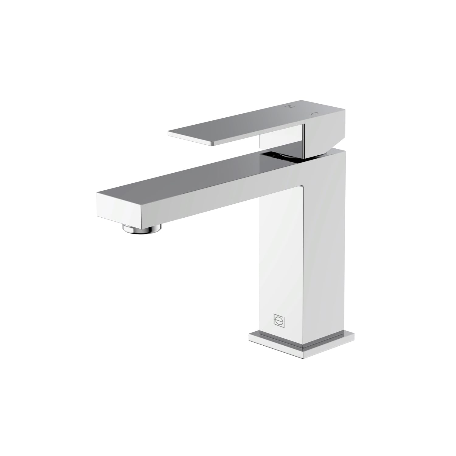 Elegant Lighting Jakob Single Hole Single Handle Bathroom Faucet In Chrome