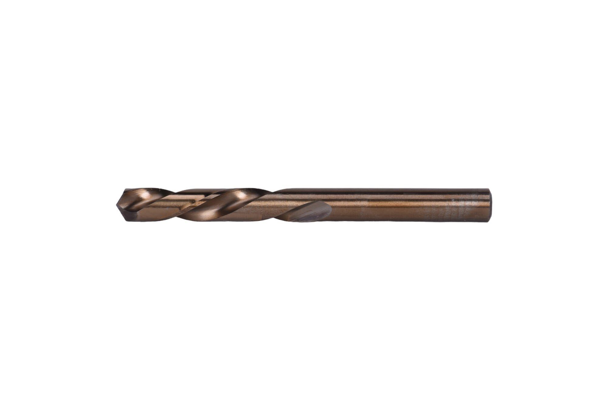 Century Drill & Tool 3/8 in. X 4-1/8 in. L Cobalt Steel Stubby Drill Bit Straight Shank 1 pc, (Pack of 1)