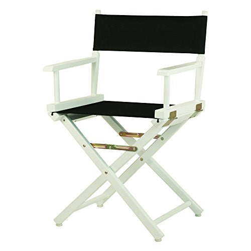 Casafoyer 18 Directors Chair White Frame-Black Canvas | (2 Units)