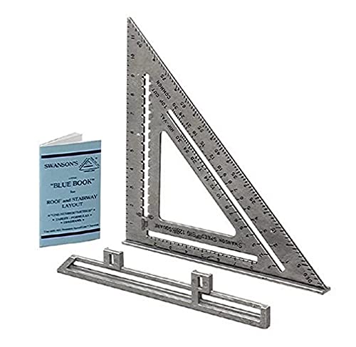 Swanson Tool Co S0107 Big 12 12-Inch Speed Square Layout Tool With Blue Book