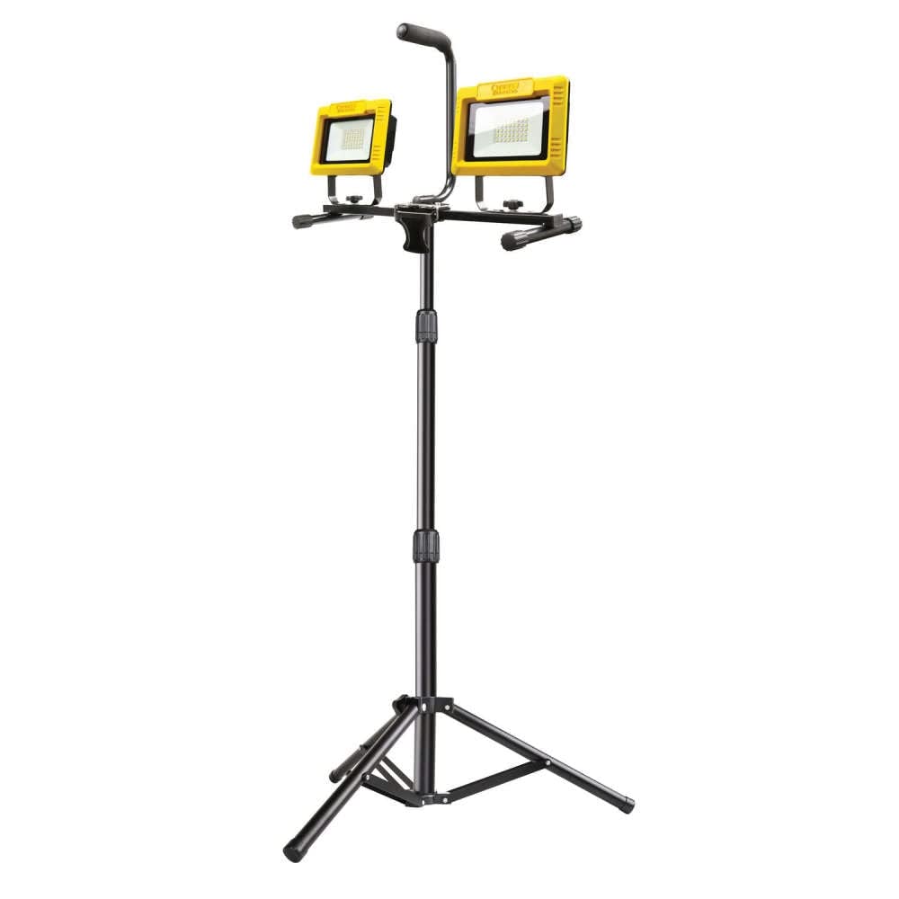 Feit Electric Work6000Xltpplug 60W 6000 Lumens Adjustable Dual-Head Proseries Ultra Bright Flood Ip65 Waterproof 5000K Plug-In P
