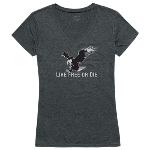 Graphic V-Neck, Live Free, HCH, XL