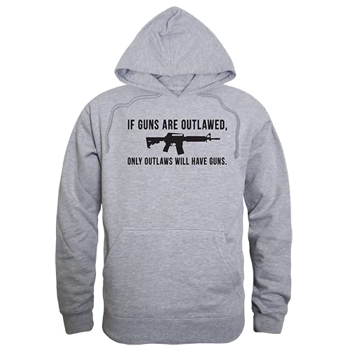 Graphic Pullover, Outlawed, H.Grey, XL