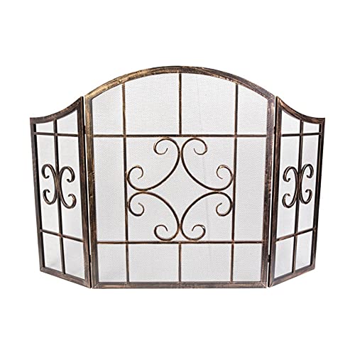 Panacea Products 15955 Natural Organic Bronze Fireplace Screen