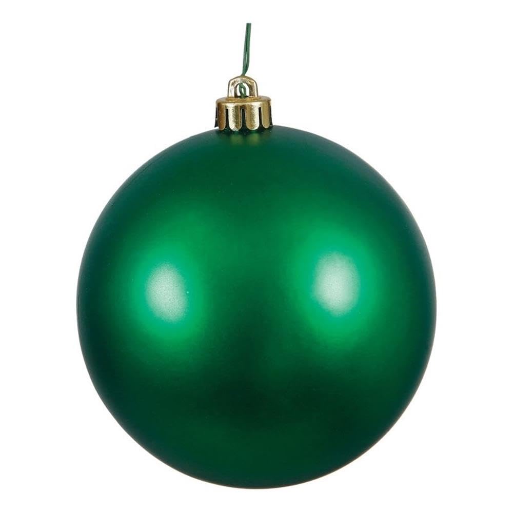Casafoyer  6” Emerald Matte Ball Drilled 4/Bag - N591524DMV - (Pack Of 2)