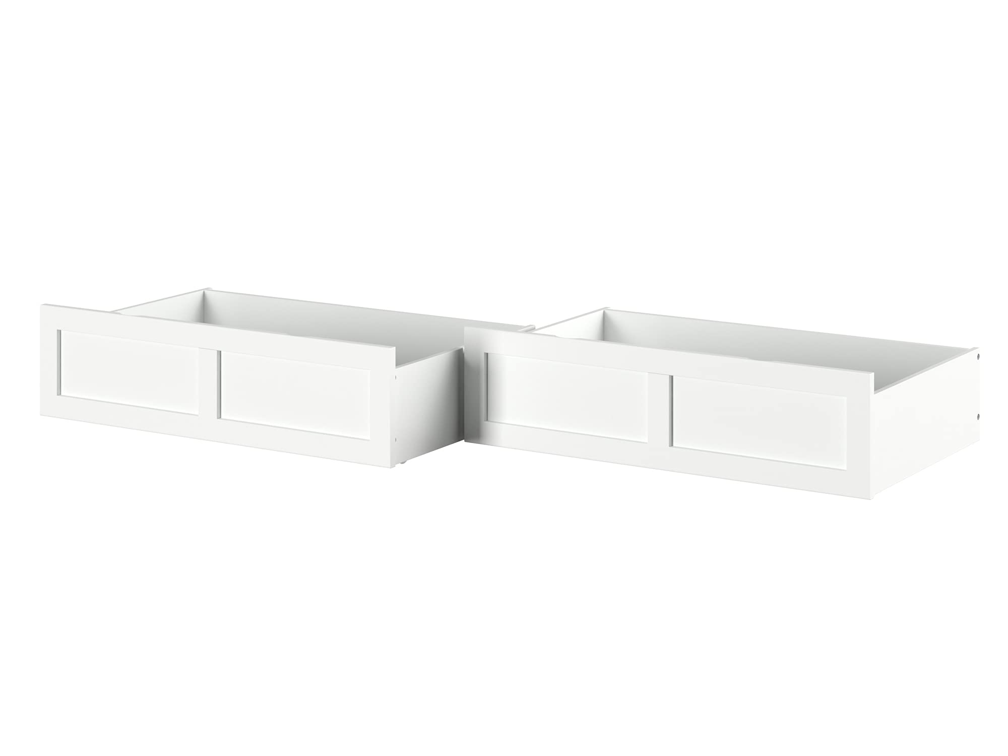 Drawers set of 2 Twin XL in White