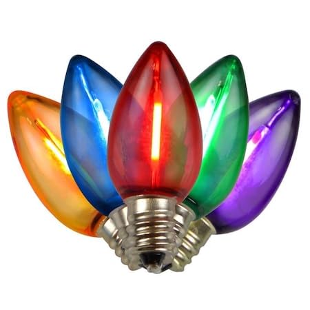 LED C7 MULTI RPLSMT 25CT (Pack of 1)