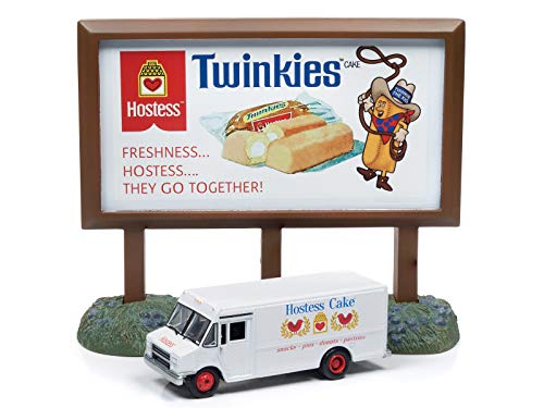 GMC Step Van White with Hostess Country Billboard ??ohnny Lightning 50th Anniversary??1/64 Diecast Model by Johnny Lightning