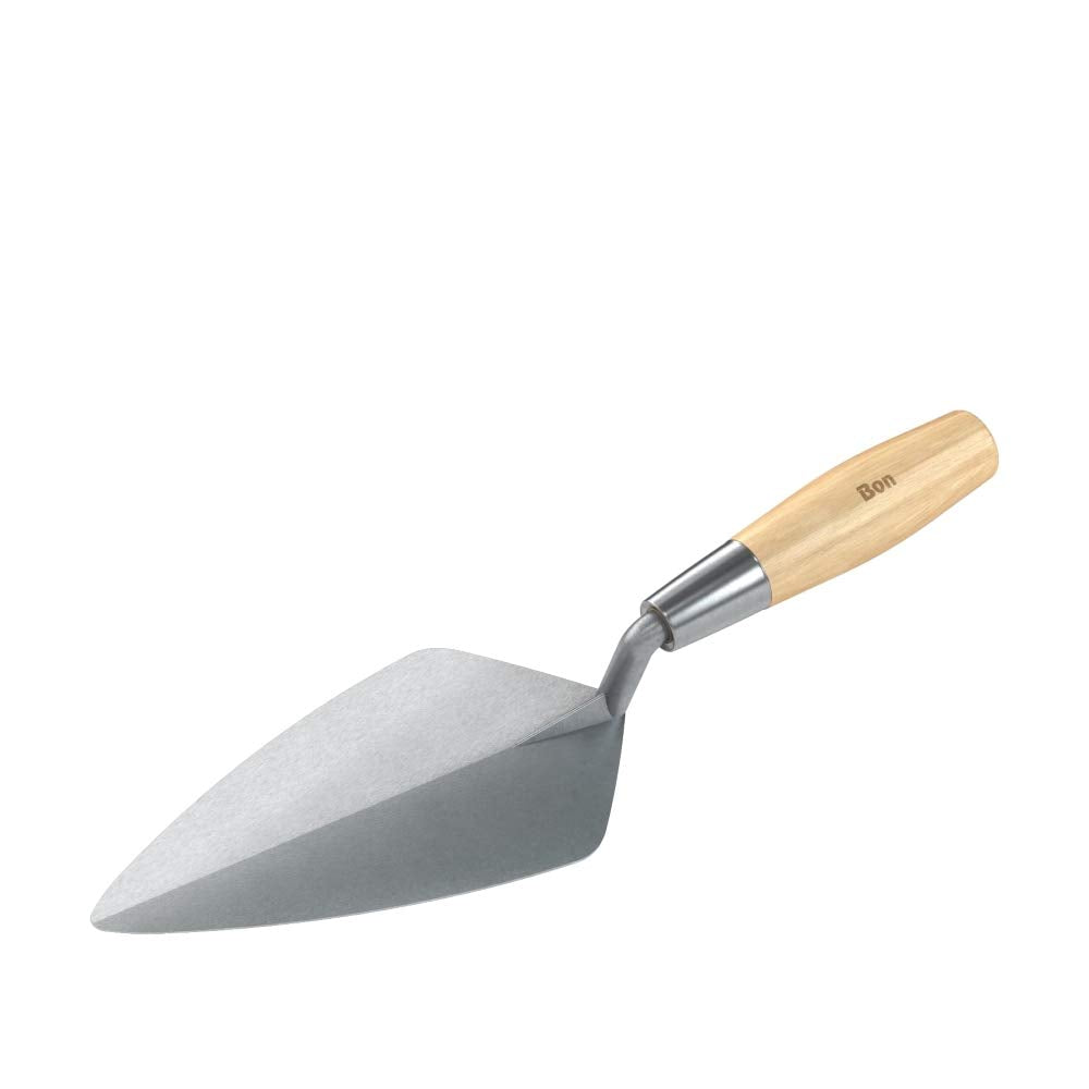 Bon 72-512 Brick Trowel Forged 9-inch Narrow London  Wood Handle