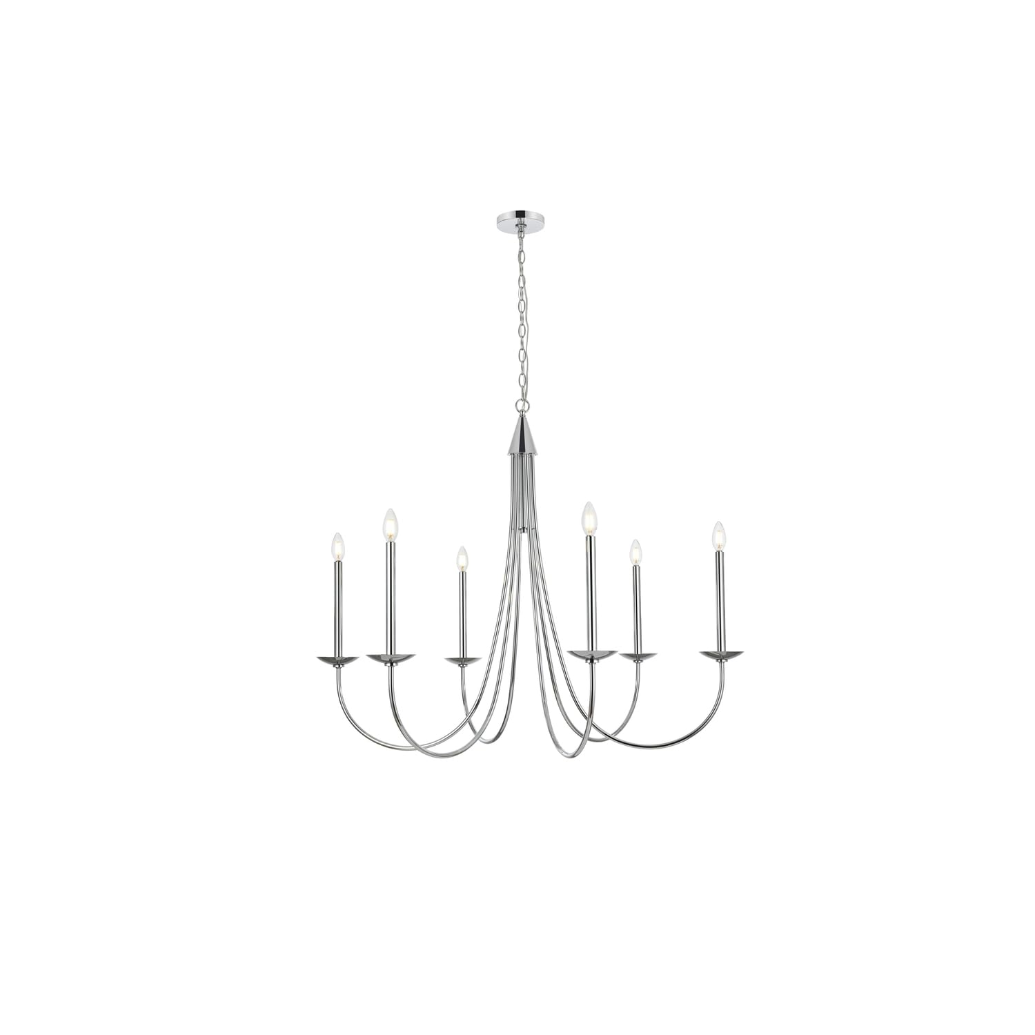 Cohen 42 inch chandelier in Chrome