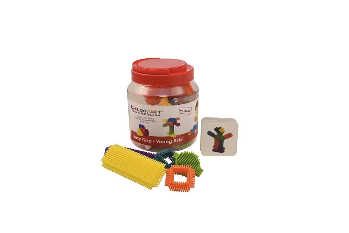 Edushape 1601096 Young Brix Set, Set Of 18