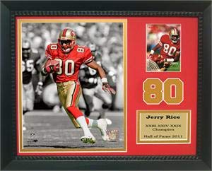 11x14 Card Frame - Jerry Rice San Francisco 49ers