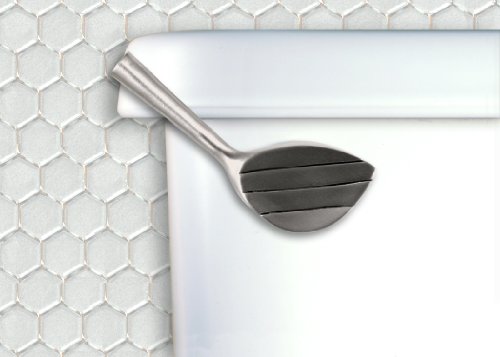 Casafoyer Golf Club Toilet Flush Handle Front Mount in Satin Pewter Finish - (Pack Of 2)