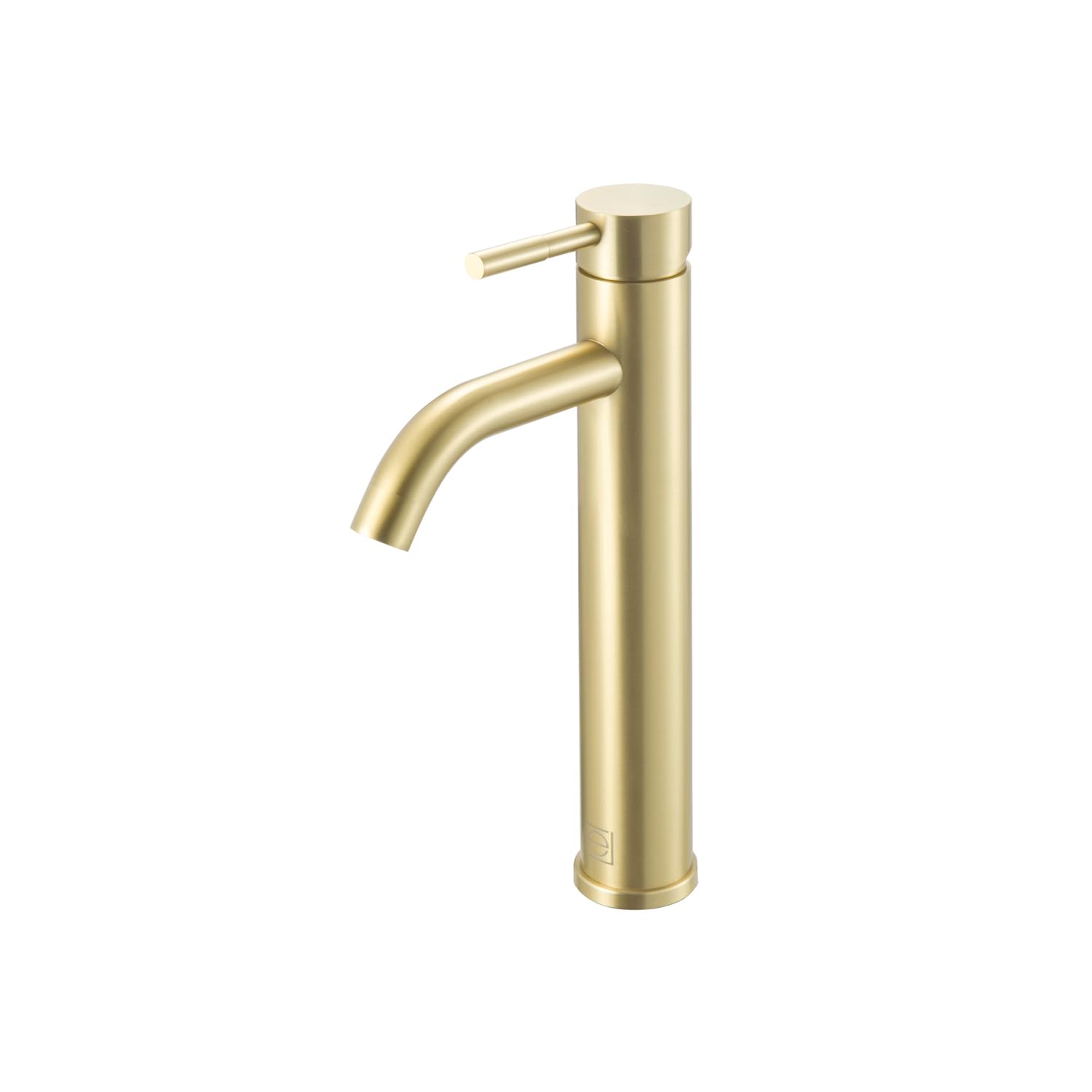 Elegant Lighting Victor Single Hole Single Handle Bathroom Faucet In Brushed Gold