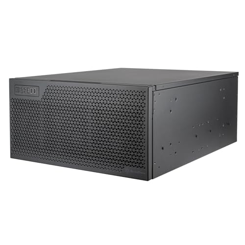Casafoyer  Technology RM52 5U Rackmount Server Chassis with Dual 360mm Liquid Cooling Capability, SST-RM52 - (Pack Of 2)