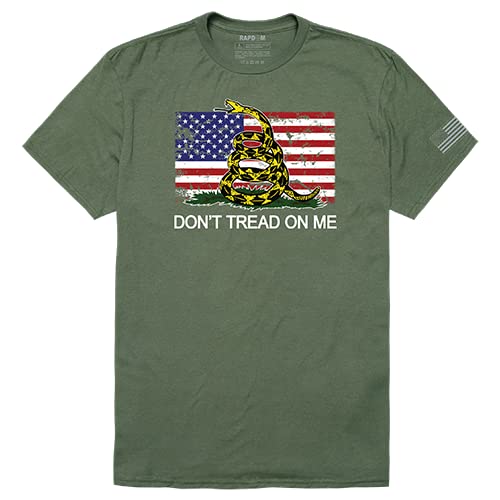 Tac.Graphic T, Flag 2 w/Gadsden, OLV, 2X