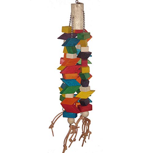 A&E Cage Company X-Large Trapezoid Bird Toy Woodrope