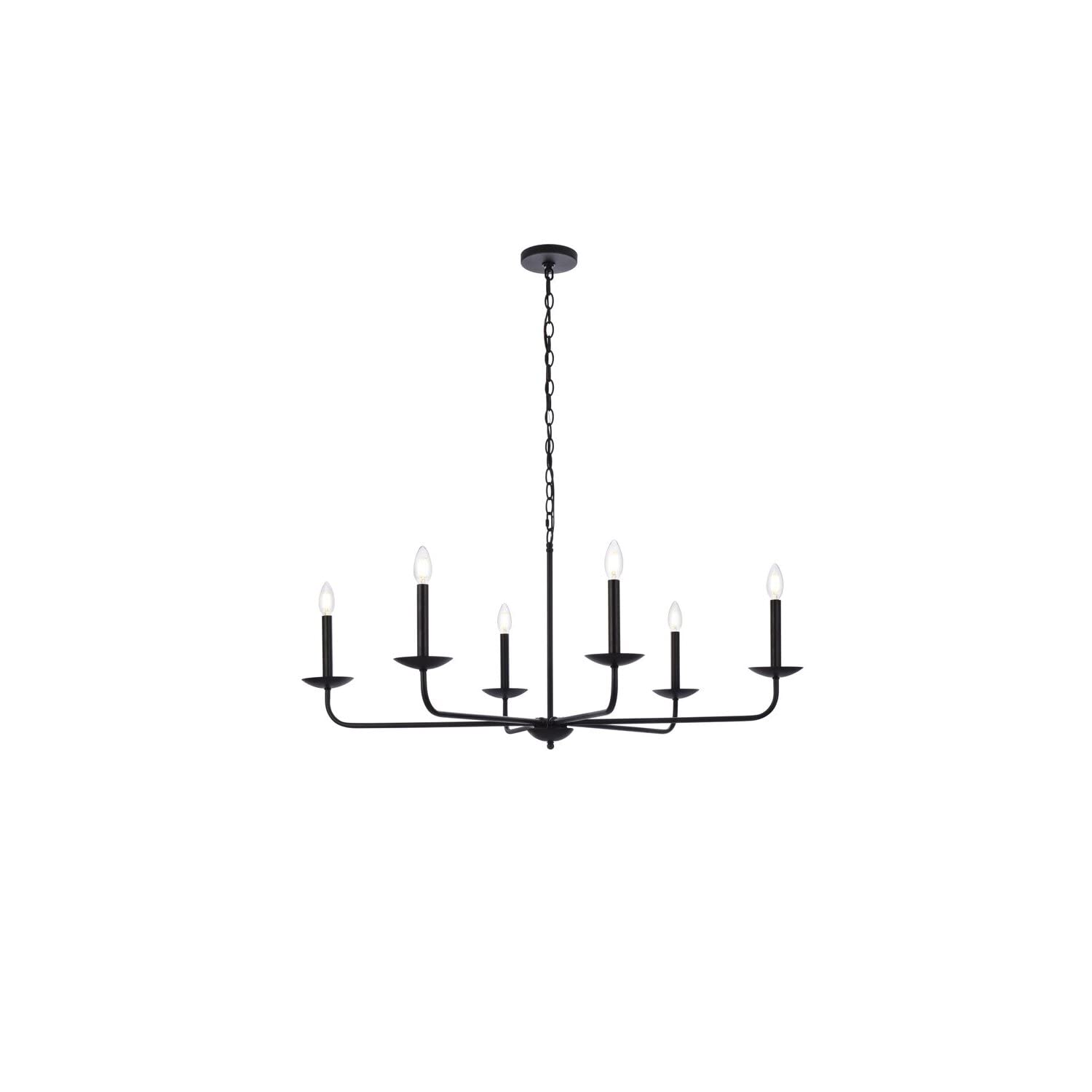 Cohen 42 inch pendant in black