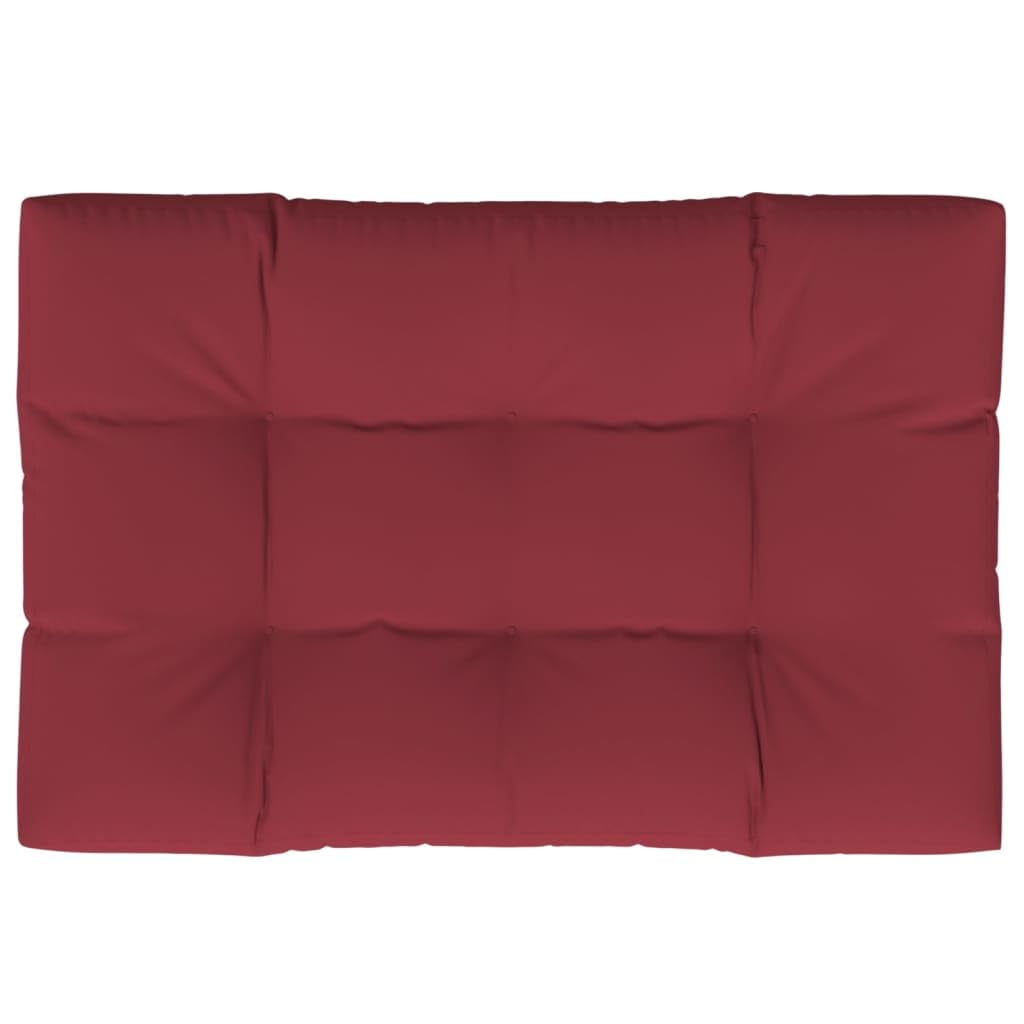 vidaXL Wine Red Upholstered Seat Cushion 47.2 x 31.5" x 3.9"