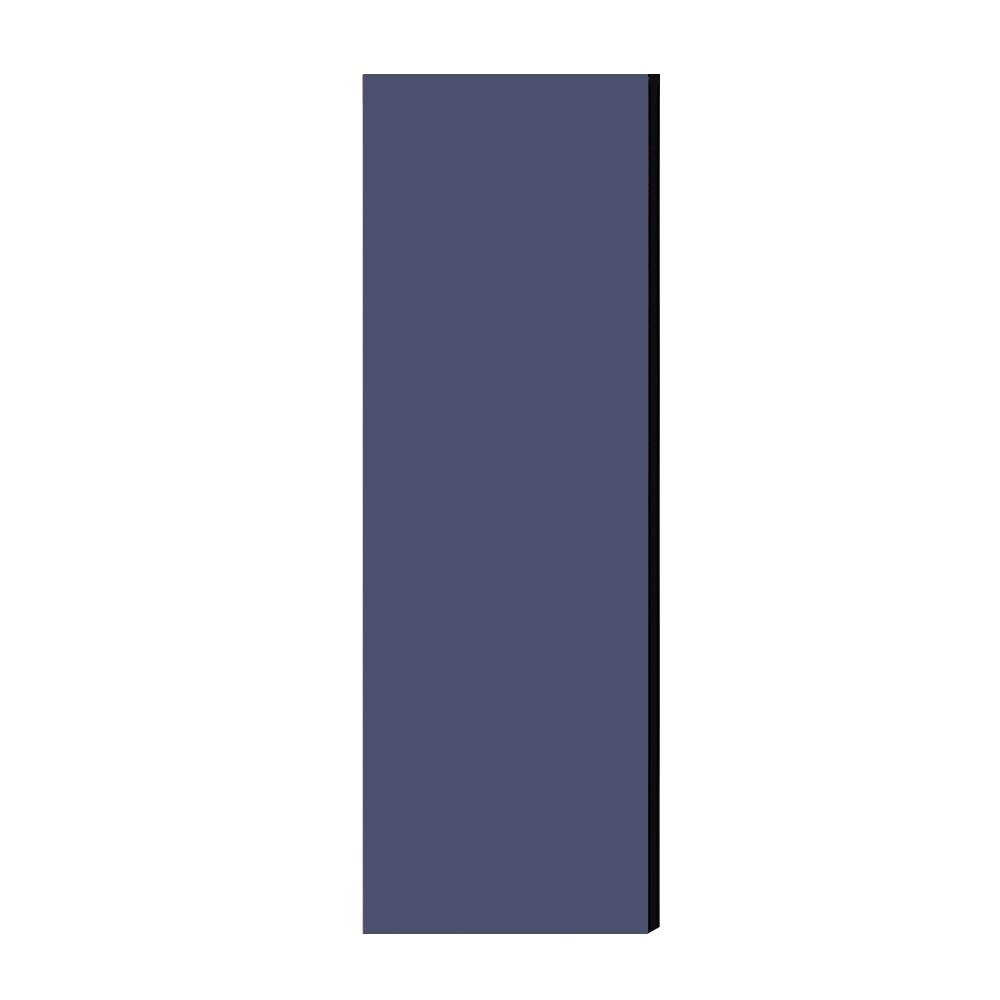 Double End Side Panel - for 6 Feet High - 21 Inch Deep Designer Wood Locker - without Sloping Hood - Blue