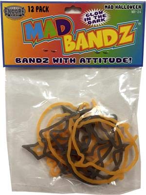 Mad Bandz Halloween Shaped Kids Bracelets - 144 Packs of 12