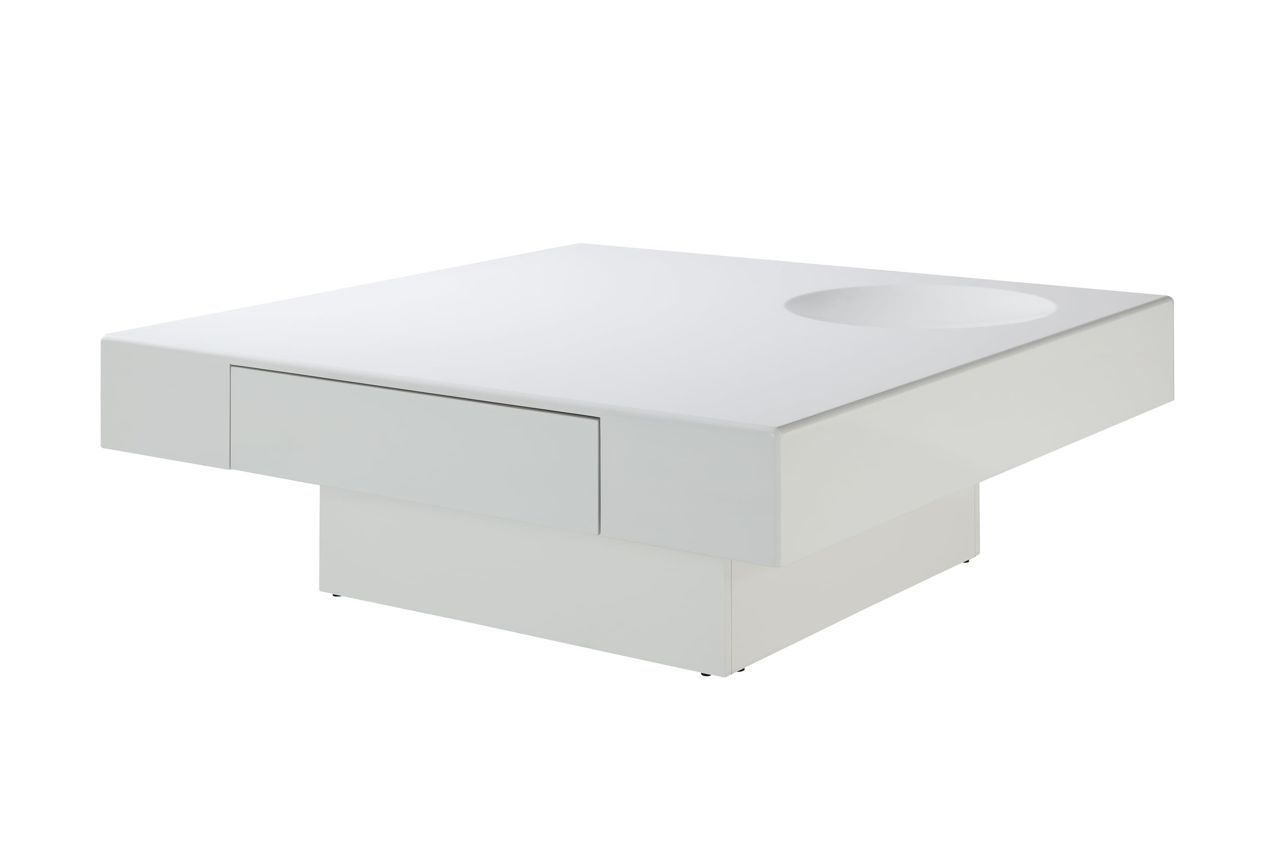 ACME Khaim Coffee Table, White High Gloss