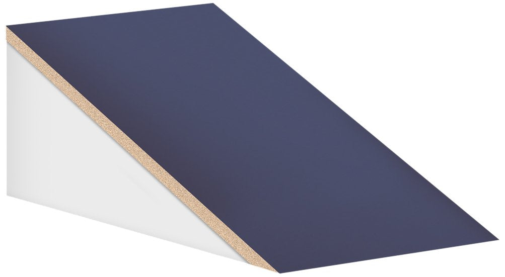 Sloping Hood - for 12 Inches Wide - 21 Inch Deep Designer Wood Locker - 1 Wide - Blue