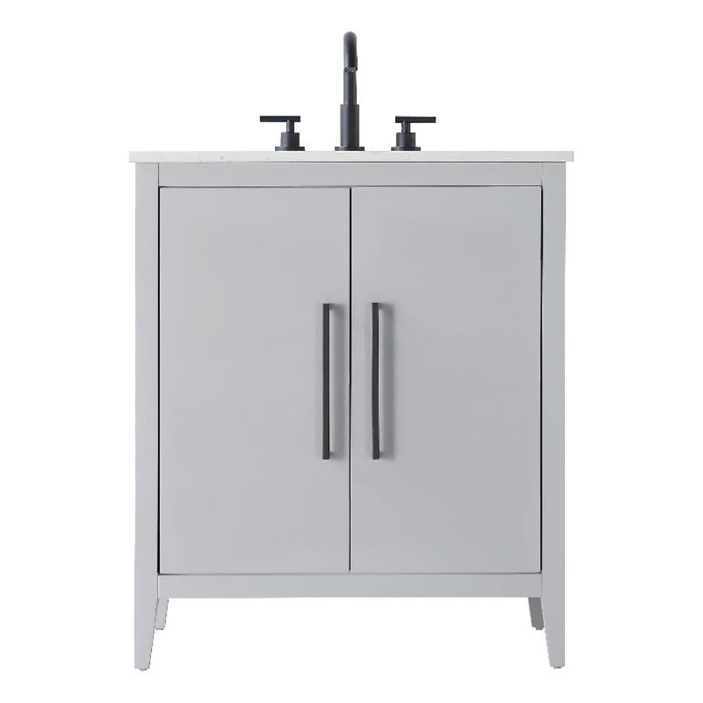 30 Inch Single Bathroom Vanity In Grey