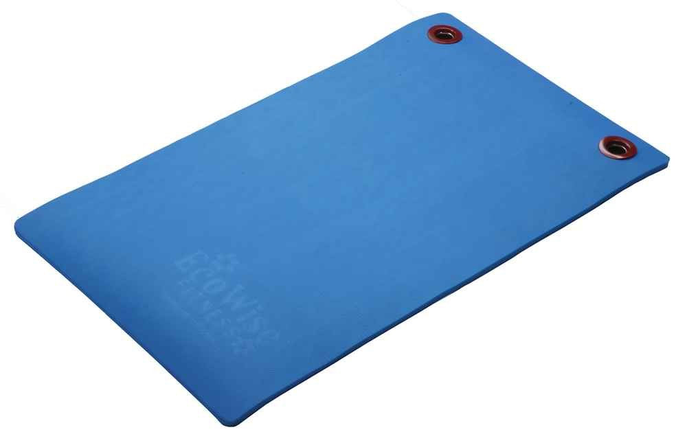 Elite Workout Mat w/eyelets, 1/2 x 20" x 48" - Blue"