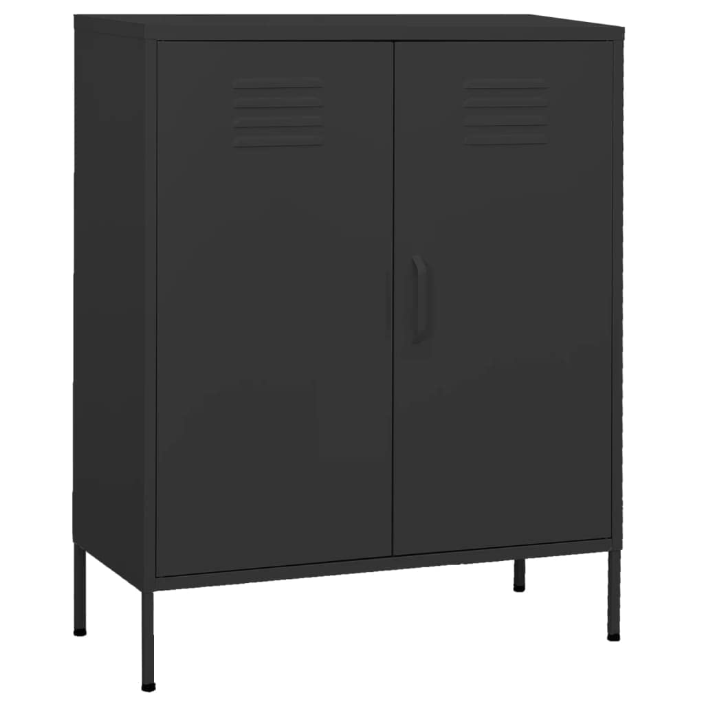 vidaXL Storage Cabinet Anthracite 31.5x13.8"x40" Steel"