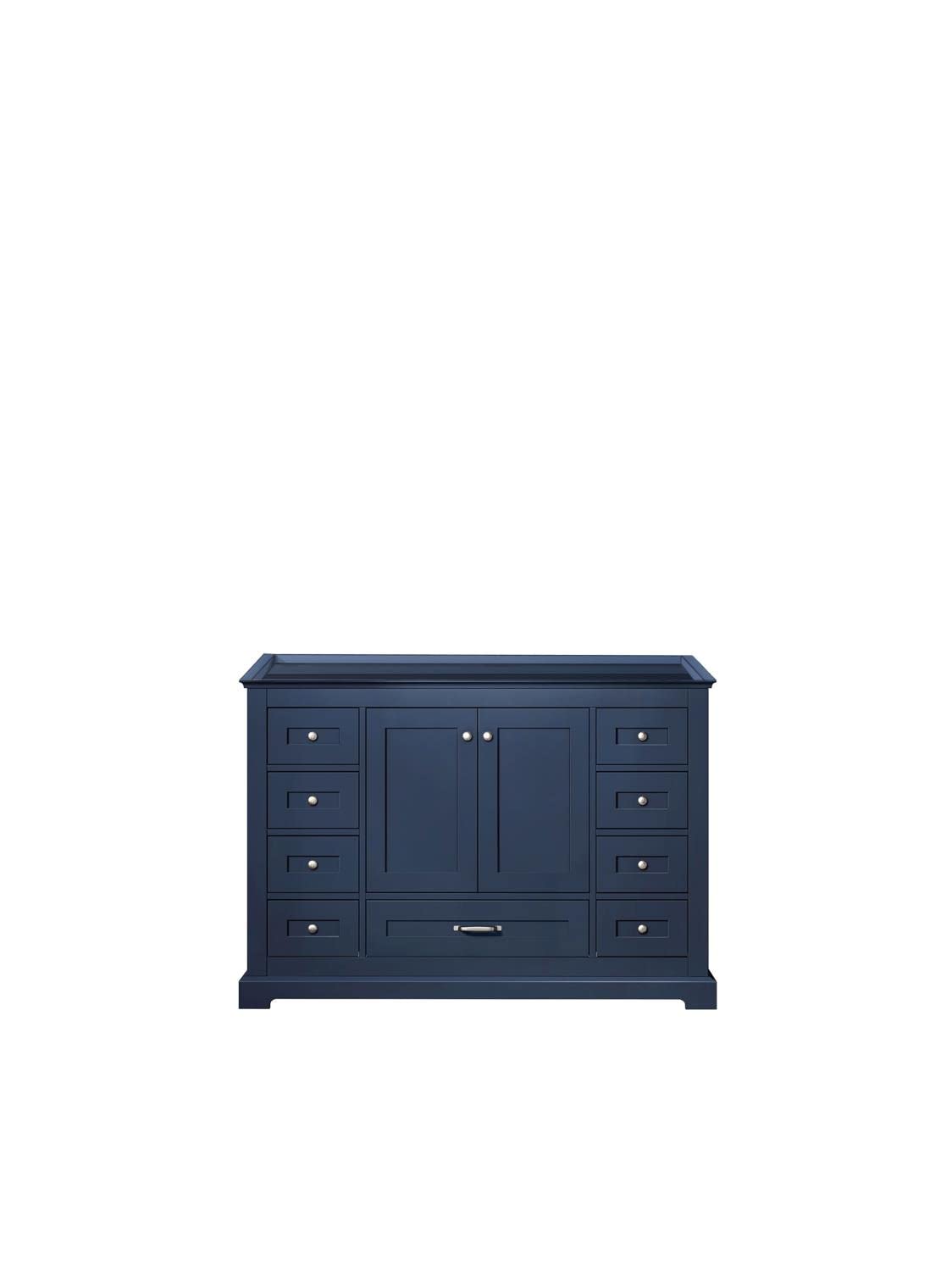 48 Navy Blue Vanity Cabinet Only