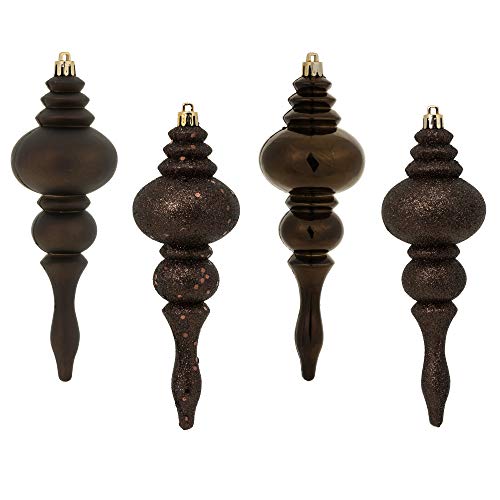 Casafoyer  7” Chocolate Finial 4 Finish Asst 8/Bx - N500275 - (Pack Of 2)