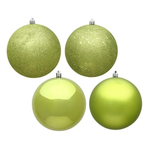 Casafoyer  10” Lime Ball 4 Finish Asst 4/Bag - N592573DA - (Pack Of 2)