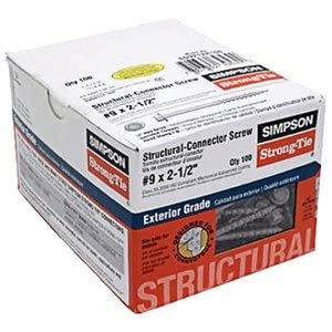 Simpson Strong-Tie Sd9212R100#9X2.5 Conn Screw