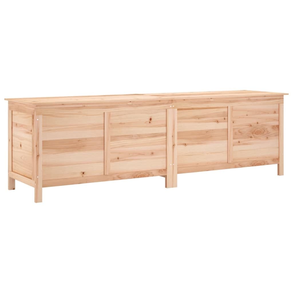 vidaXL Patio Storage Box 78.1x19.7"x22.2" Solid Wood Fir"