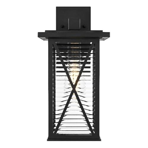 Jada 15 inch Outdoor Wall sconce in Black
