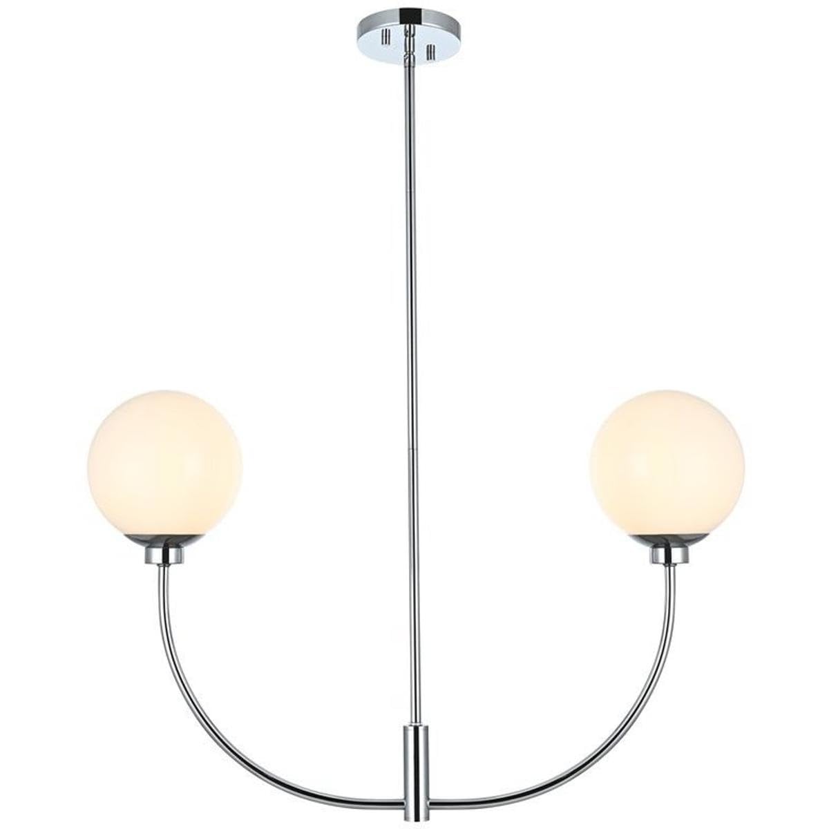 Nyomi 30 inch chandelier in Chrome