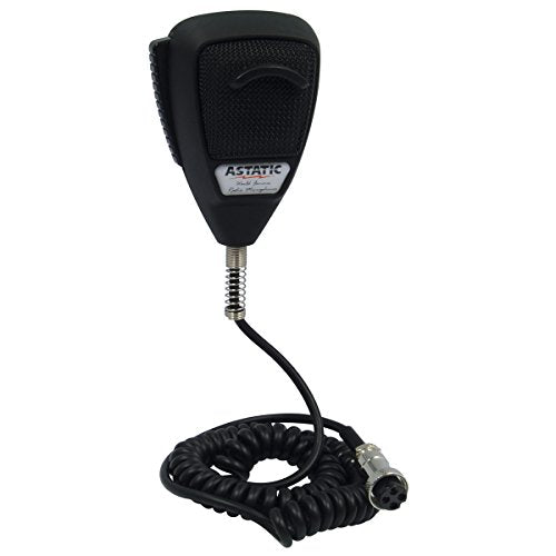 Astatic 30210002 Rubberized 4 Pin 636L Noise Cancelling Mic